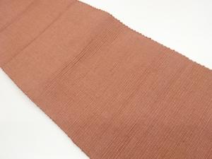 手織り紬無地名古屋帯